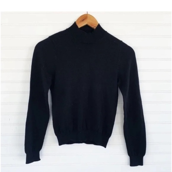 Forever 21 Black Mock Neck Long Sleeve Sweater Size Small - Picture 1 of 7